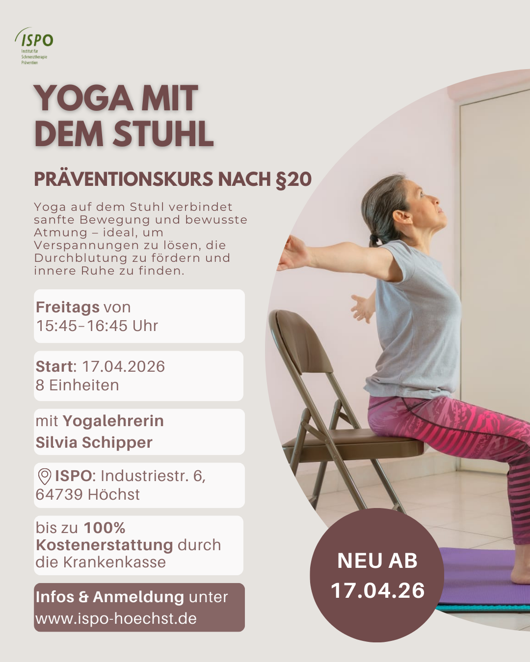 Hatha Yoga mit Silvia Schipper
